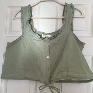 shabby chic cropped tank nwot